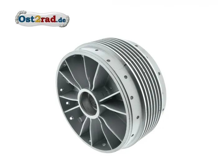 Radnabe Jawa 360, 632, 634, 638 160mm silber