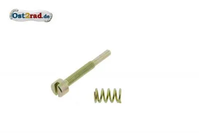 Schieber, Standgas Schraube mit Feder Vergaser SR1, SR2