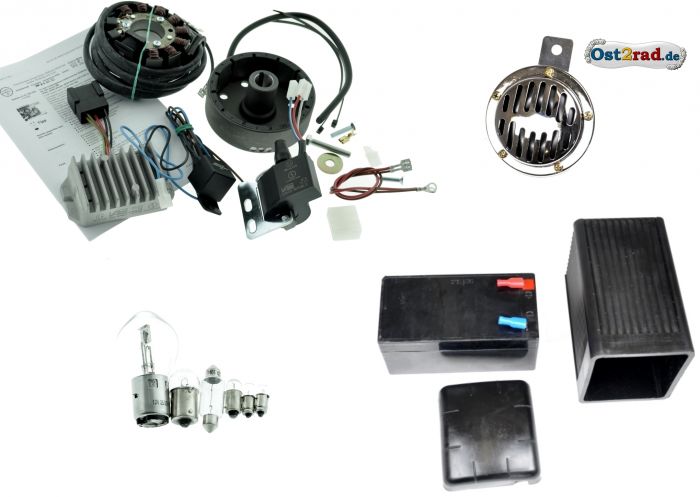 Elektronische Zündung Umrüstsatz komplett Powerdynamo/Vape 12V pass. für RT125/0/1/2