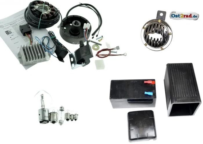 Elektronische Zündung Umrüstsatz komplett Powerdynamo/Vape 12V pass. für RT125/0/1/2