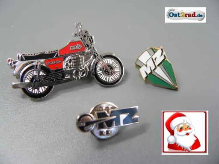 Set pins MZ ETZ 250 + 2x MZ Logo