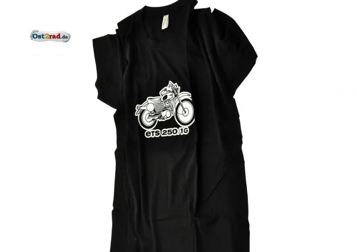 T-Shirt passend für MZ ETS 250-1 Geländesport schwarz