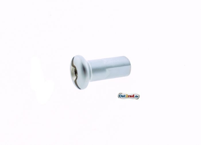 Nippel für Speiche M4 matt verzinkt , Länge 16mm