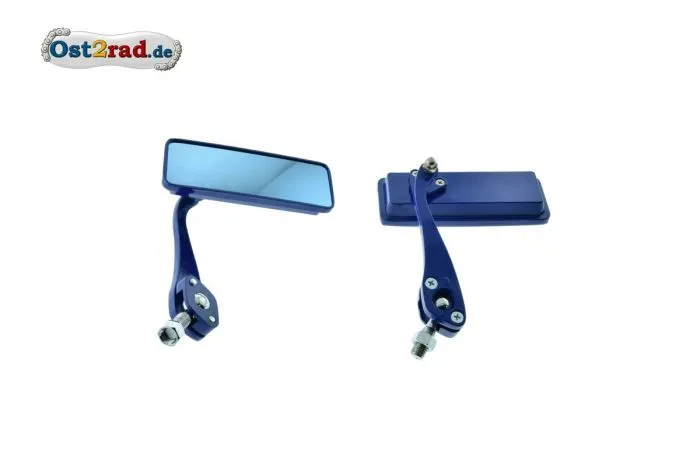 Tuningspiegel Simson BlueStyle blau, Paar