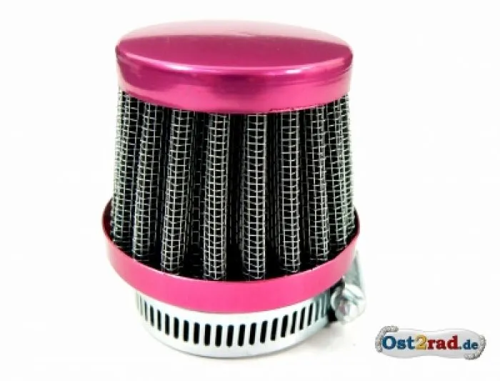 Sport air filter red, 26-38mm, standard size