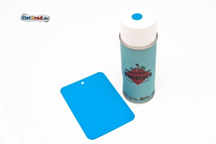 Spray, top coat + MZ SIMSON Leifalit 400ml, Light Blue