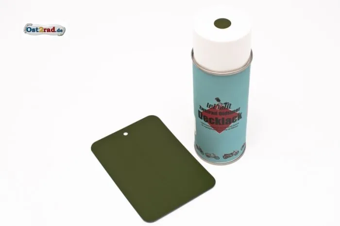 Spray, top coat + MZ SIMSON Leifalit 400ml, army olive matt
