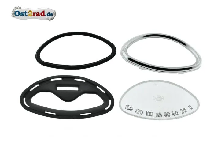 speedometer 3-part oval, JAWA