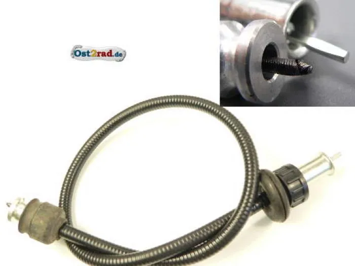 Speedometer cable MZ RT 125 / 0 black