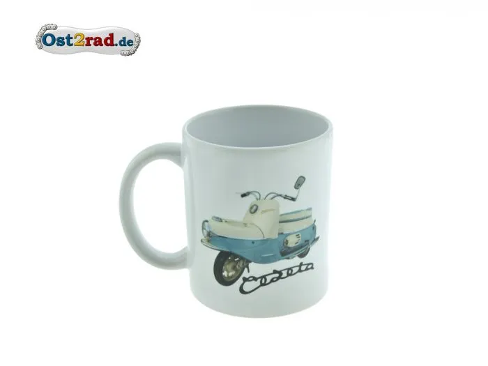 Tasse weiss mit Aufdruck Cezeta