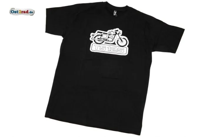 T-Shirt passend für MZ TS 125 schwarz