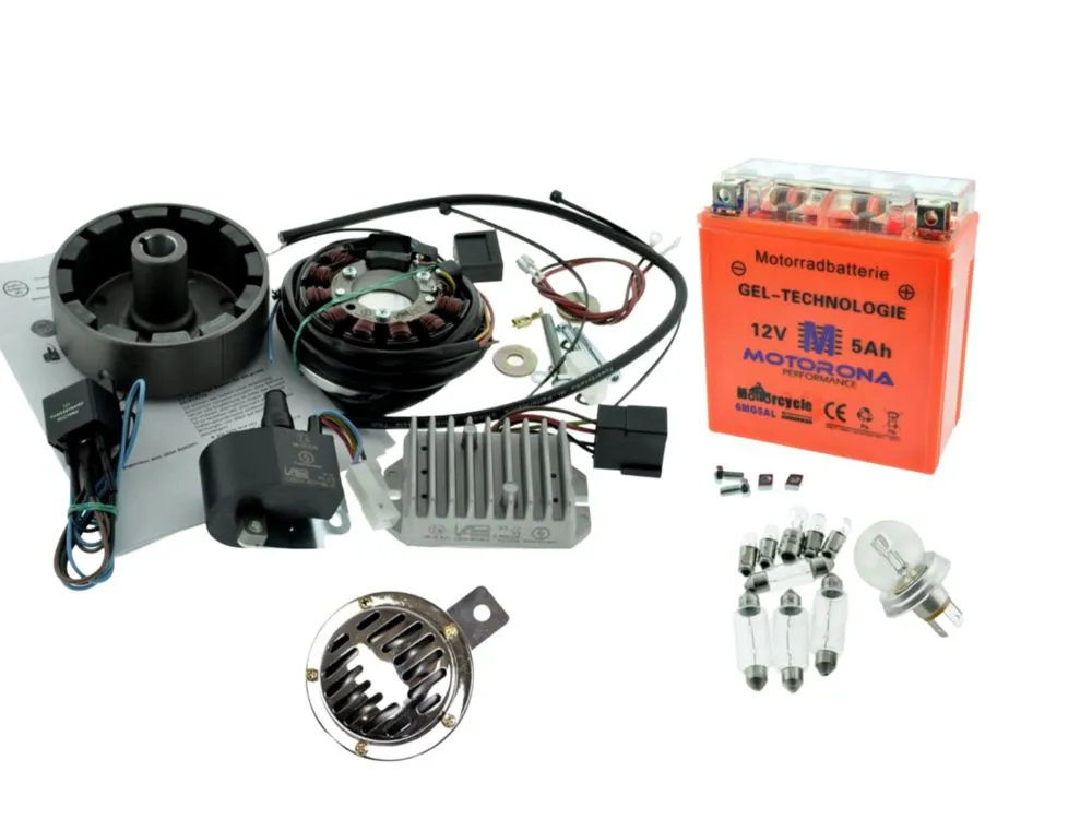 Elektronische Zündung Umrüstsatz Vape ETS250 TS250 TS250-1, 12V komplett Elektronische Zündung Umrüstsatz Vape ETS250 TS250 TS250-1, 12V komplett