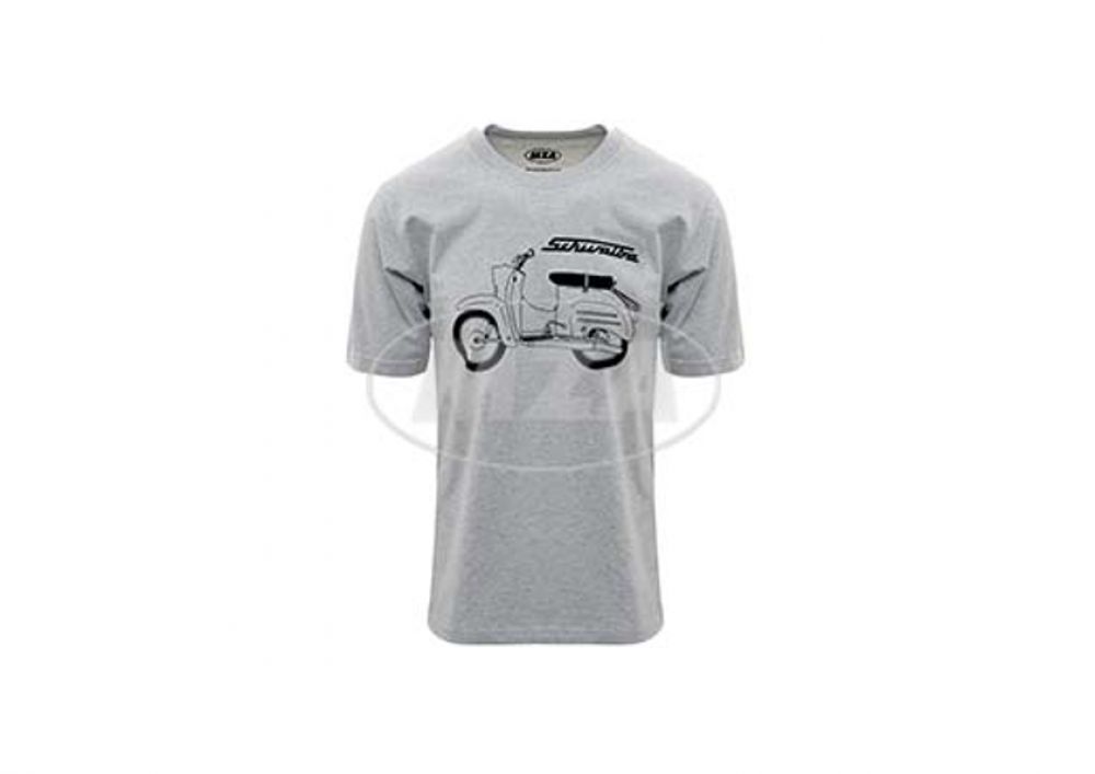 T-Shirt SIMSON Schwalbe grau - verschiedene Größen