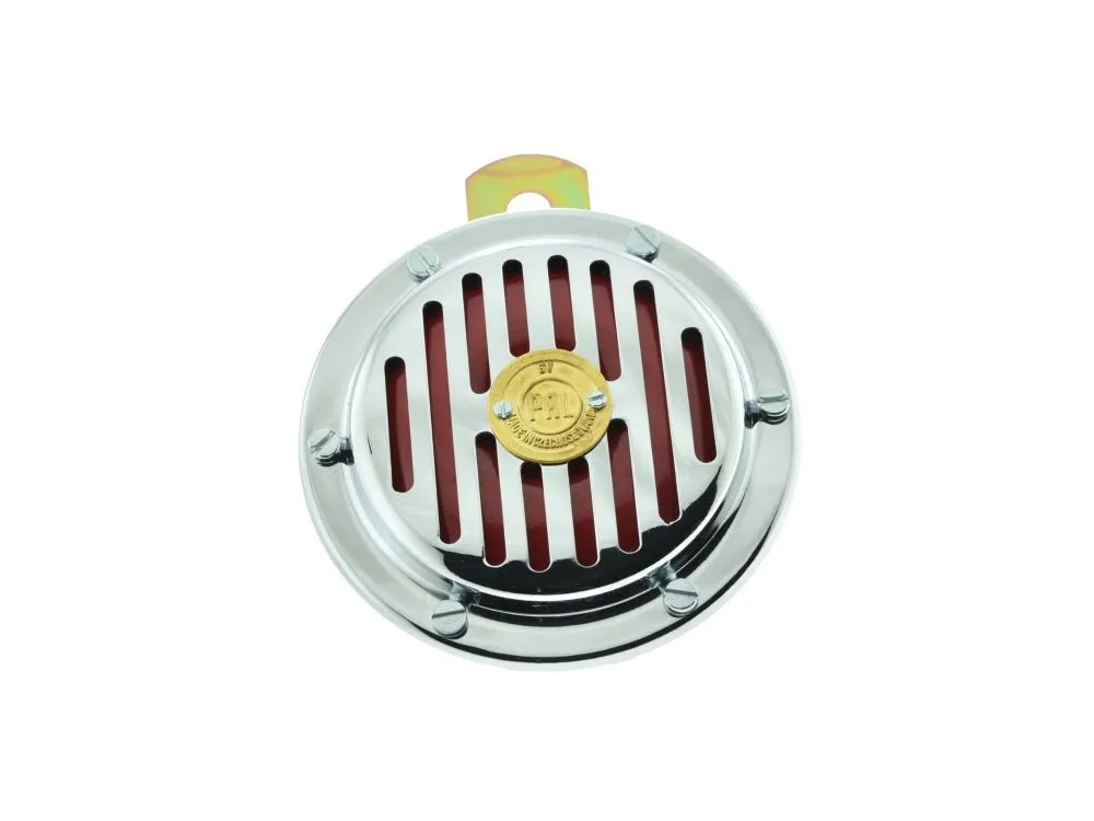 Hupe Jawa 12V goldene Pal-Plakette innen rot Hupe Jawa 12V goldene Pal-Plakette innen rot