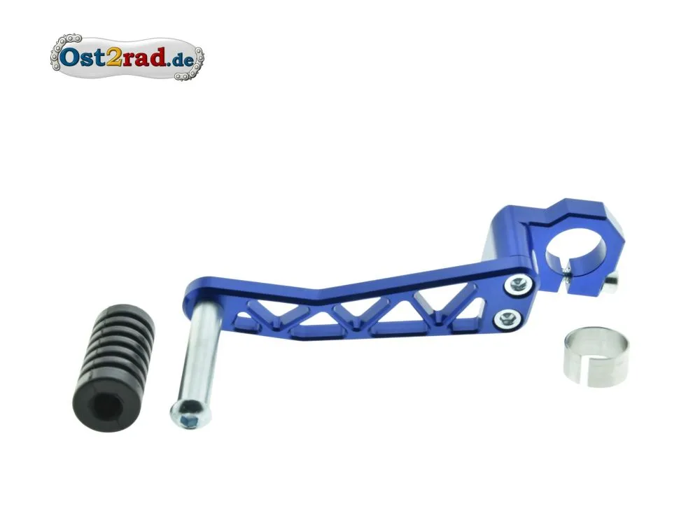 Fußschalthebel BLAU CNC für S51 S53 S50 SR4- Fußschalthebel BLAU CNC für S51 S53 S50 SR4-