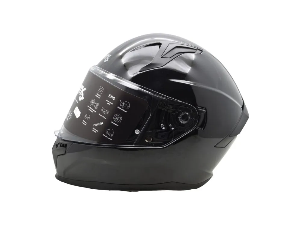 Integralhelm Velox gms schwarz Integralhelm Velox gms schwarz