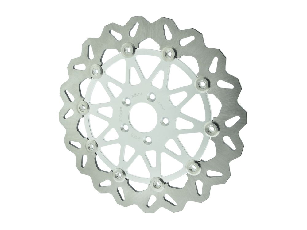 ZT-Tuning Bremsscheibe SILBER 260mm schwimmend gelagert für Simson inkl. Teilegutachten