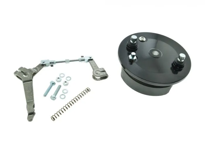 Duplex Bremsschild, Bremsankerplatte HINTEN SCHWARZ S51 S50 KR51/2