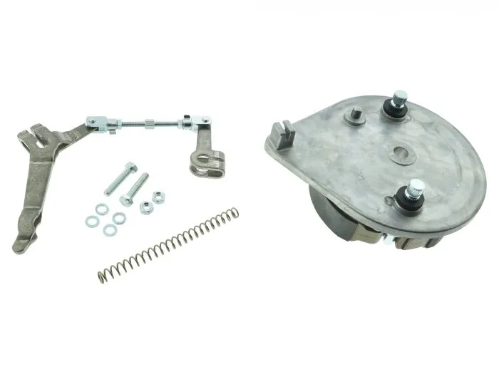 Duplex Bremsschild, Bremsankerplatte Seilzug HINTEN KR51/1 SR4- SR50 Duo