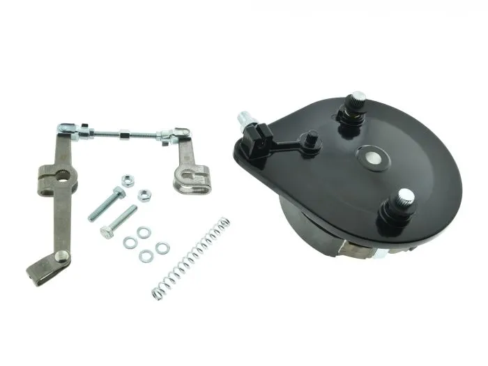 Duplex Bremsschild, Bremsankerplatte vorn SCHWARZ KR51 SR4/