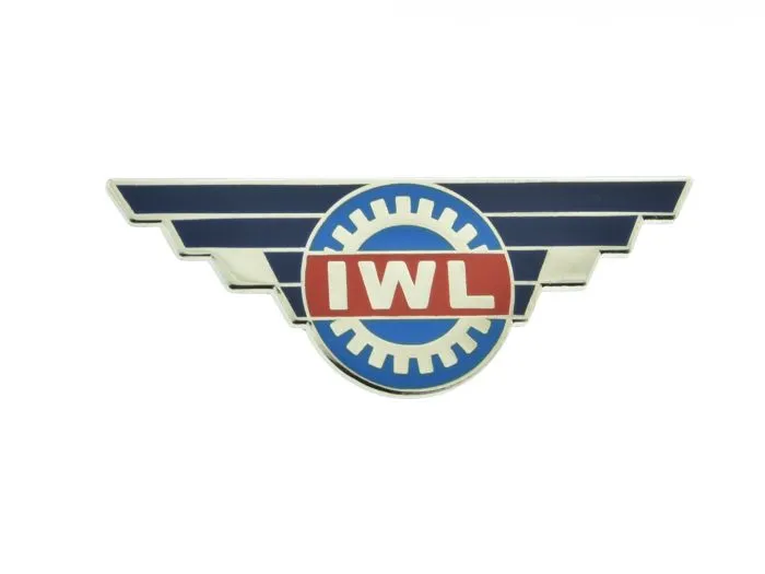 Plakette, Schriftzug IWL für Lenkerabdeckung für IWL TR150 Troll