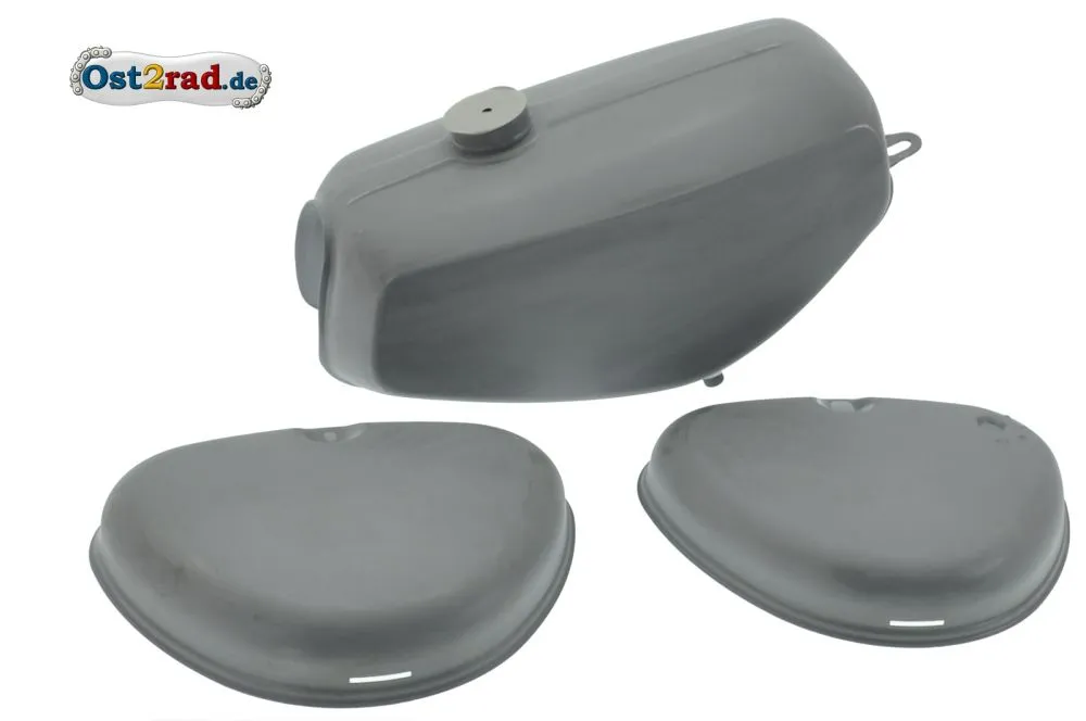 2.WAHL Tank Set für Simson S51 S70 grundiert, innen versiegelt, Originalmaße 2.WAHL Tank Set für Simson S51 S70 grundiert, innen versiegelt, Originalmaße