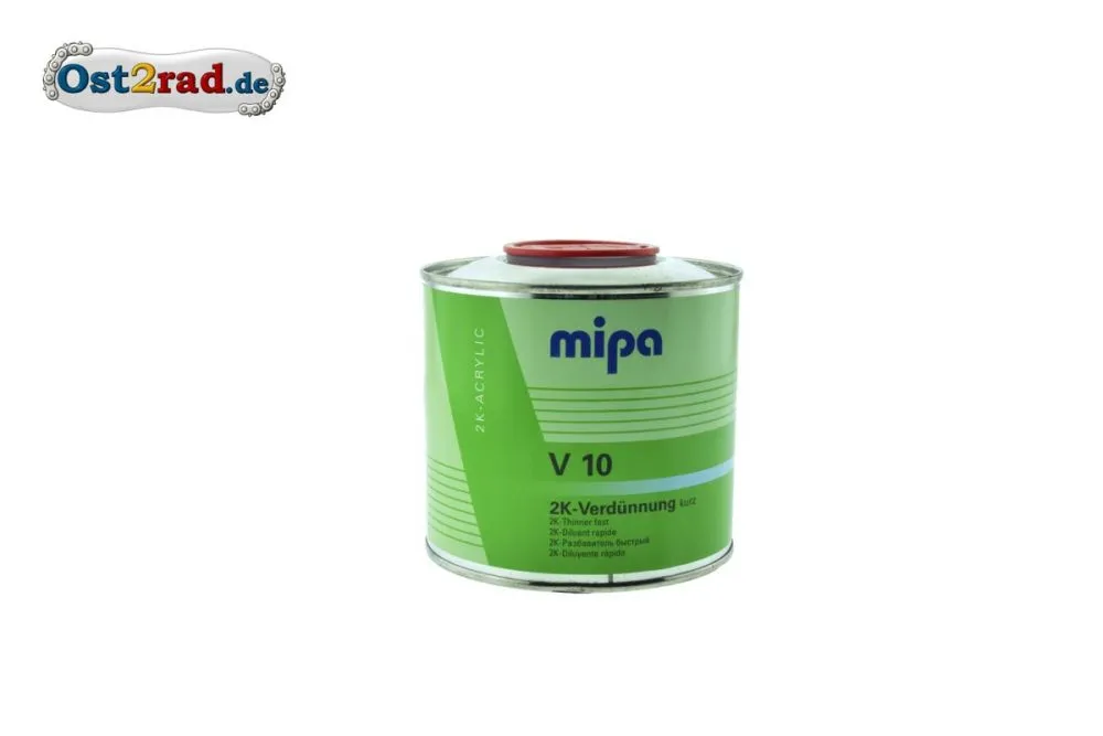2K Verdünnung MIPA V10-kurz 0,5L 2K Verdünnung MIPA V10-kurz 0,5L