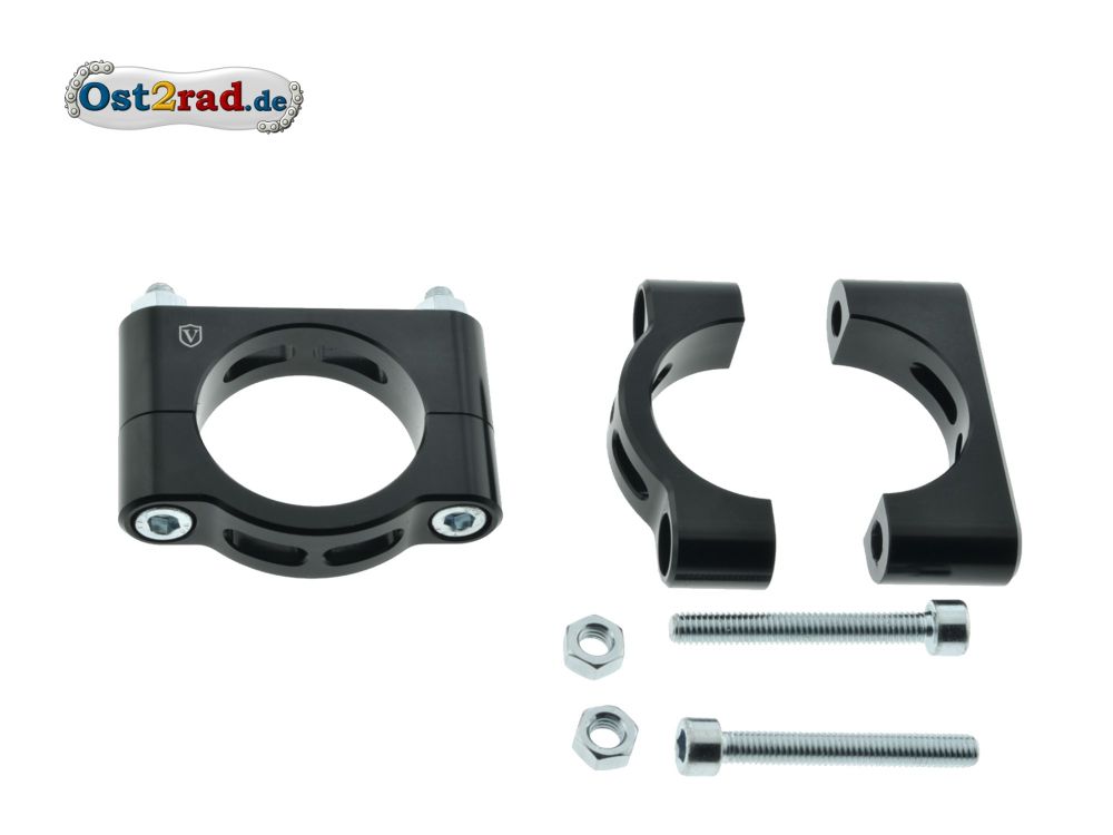 2x Set CNC Schutzblechhalter SCHWARZ Klemmbrücken für Simson S50 S51 SR50 2x Set CNC Schutzblechhalter SCHWARZ Klemmbrücken für Simson S50 S51 SR50