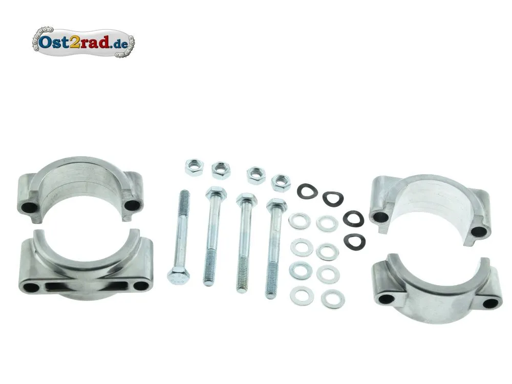 2x Set Schutzblechhalter POLIERT Klemmbrücken für Simson S50 S51 SR50 2x Set Schutzblechhalter POLIERT Klemmbrücken für Simson S50 S51 SR50