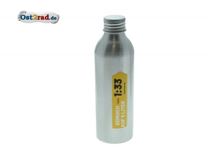 Ölflasche Aluminium 150ml Mischöl Gemisch 1:33