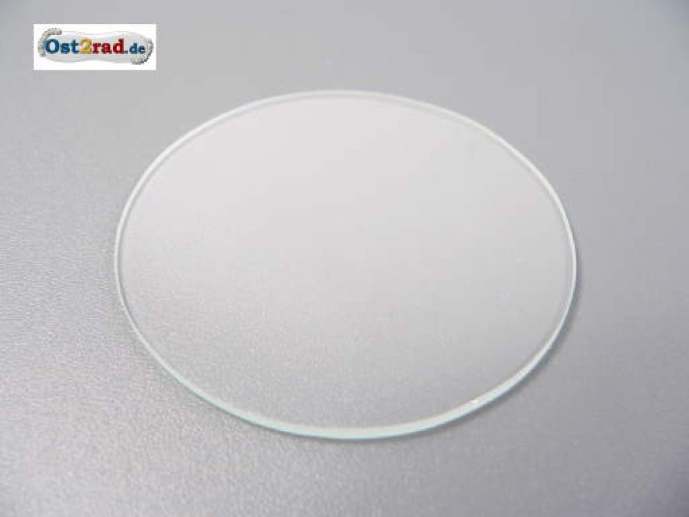 speedometer 60mm glass for MZ RT 125, IWL, flat