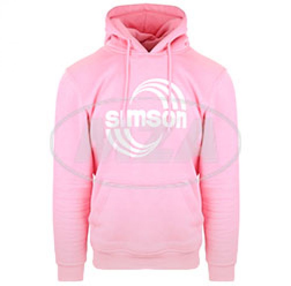 Hoodie Pullover ROSA Motiv: SIMSON Cross Hoodie Pullover ROSA Motiv: SIMSON Cross