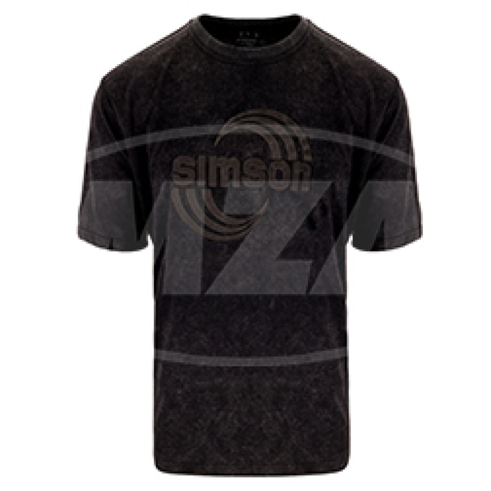 T-Shirt Acid-Washed SIMSON Logo schwarz T-Shirt Acid-Washed SIMSON Logo schwarz