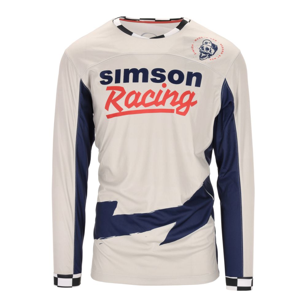 Crossshirt Motiv SIMSON Racing Farbe: weiß Crossshirt Motiv SIMSON Racing Farbe: weiß
