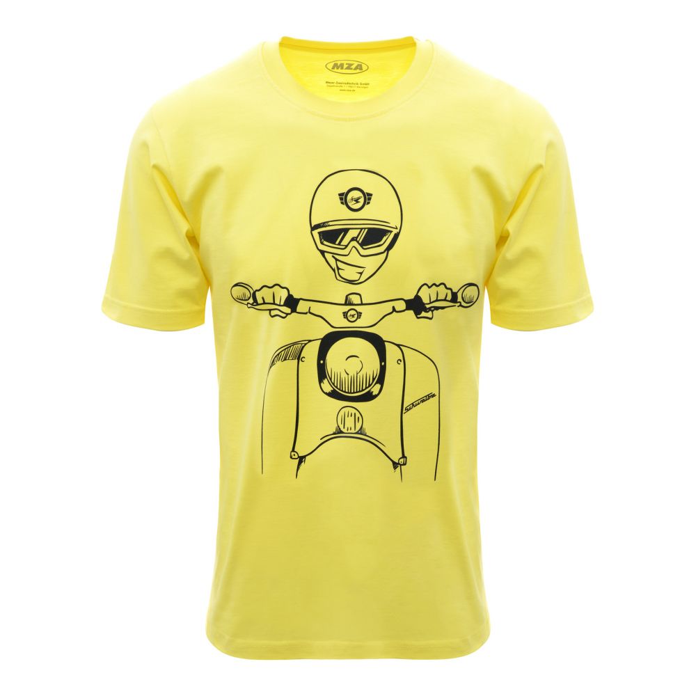 T-Shirt SIMSON Schwalbe Kumpel hellgelb T-Shirt SIMSON Schwalbe Kumpel hellgelb