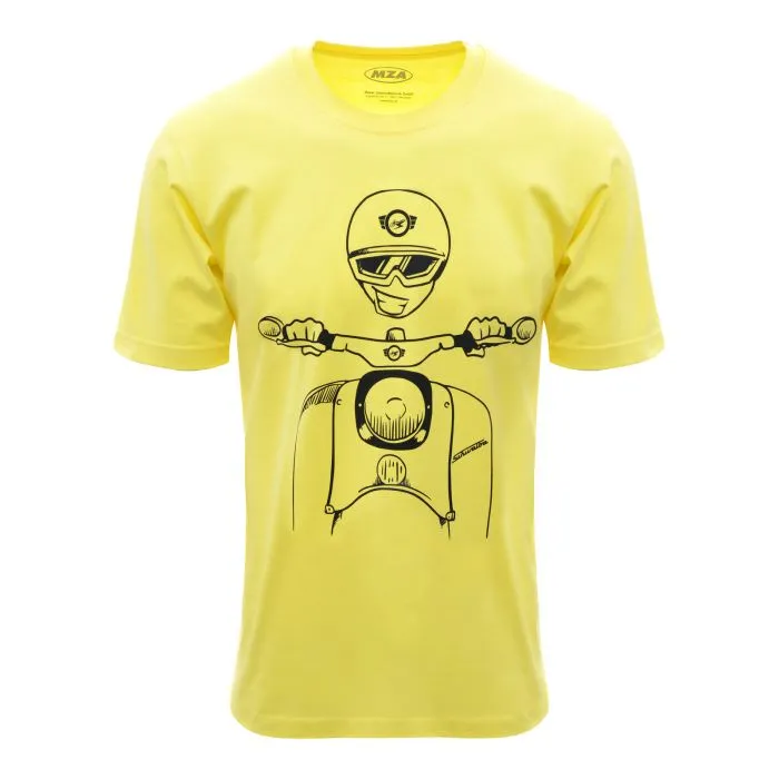T-Shirt SIMSON Schwalbe Kumpel hellgelb