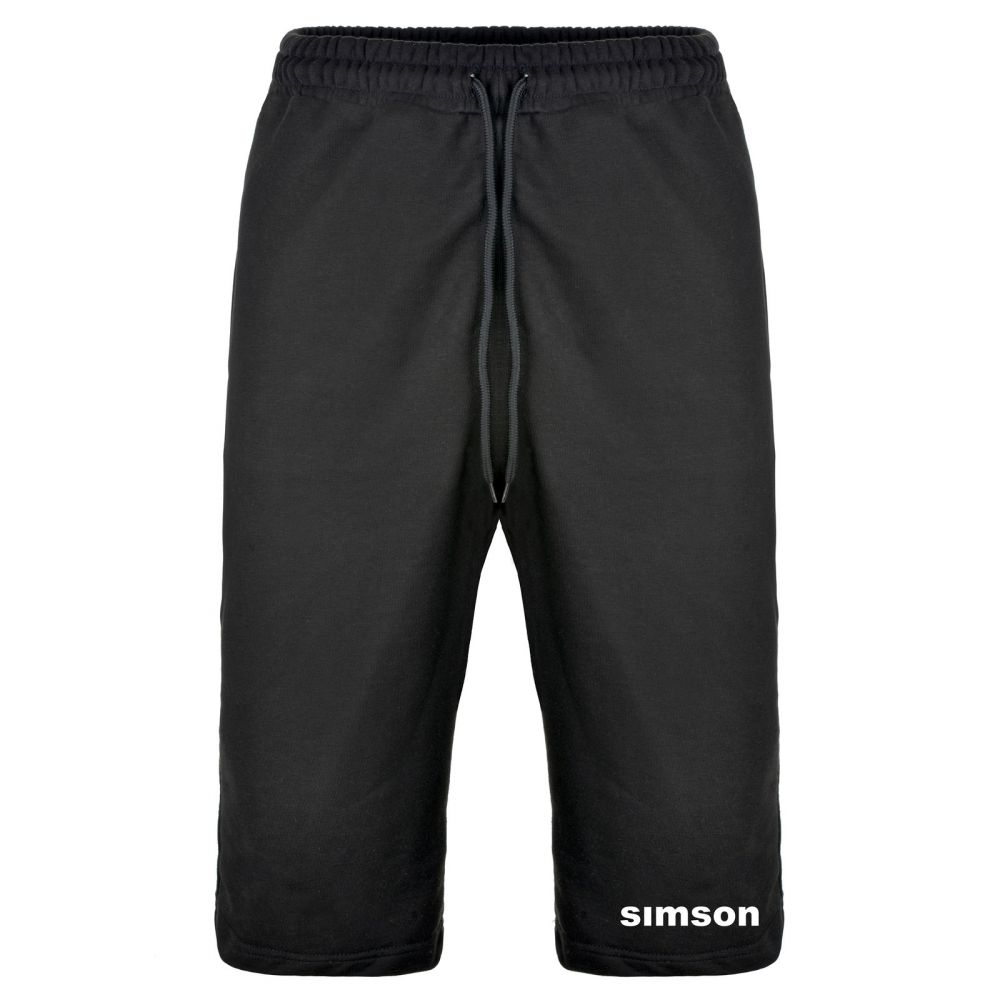 Sweathose knielang Herren SIMSON schwarz Sweathose knielang Herren SIMSON schwarz