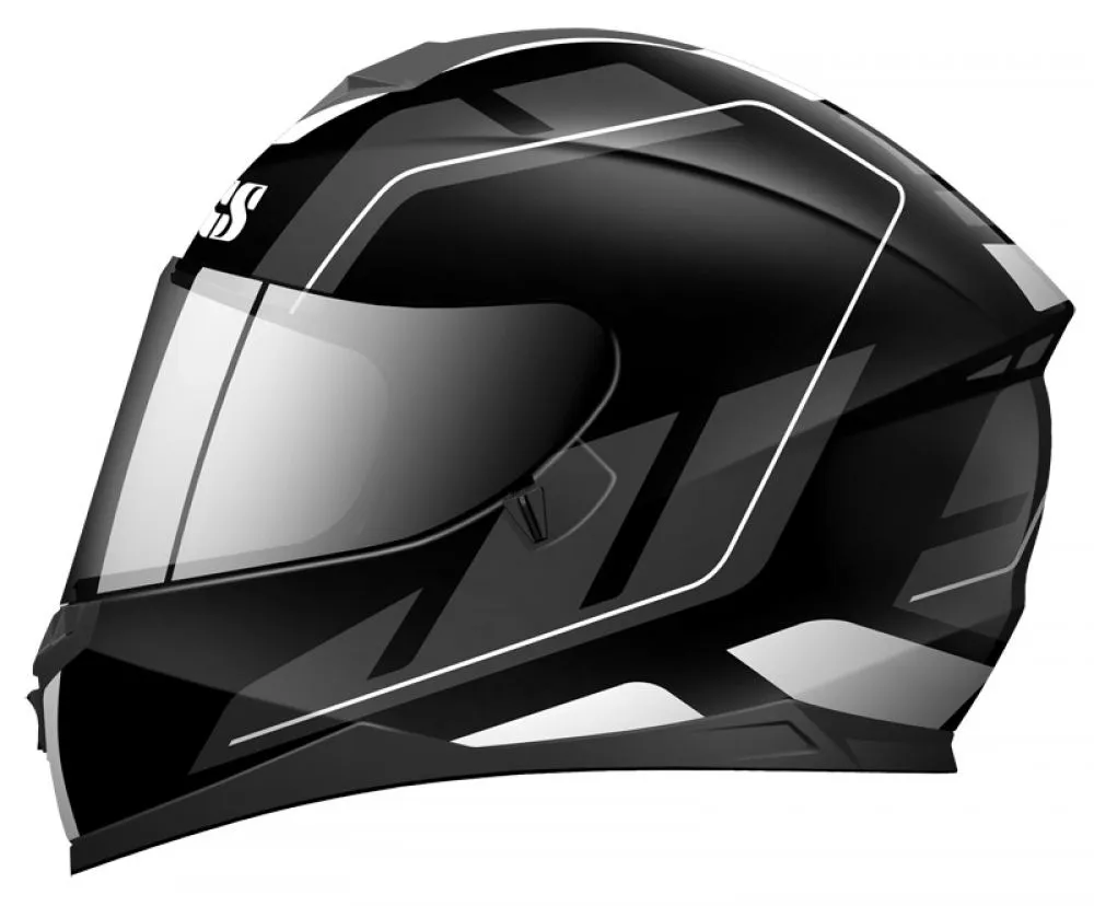 Integralhelm IXS 1100 2.0 matt-schwarz grau weiss Integralhelm IXS 1100 2.0 matt-schwarz grau weiss