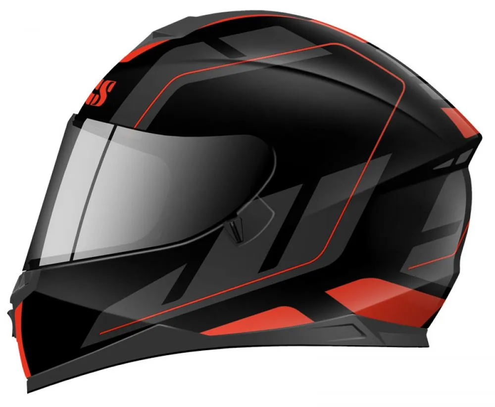 Integralhelm IXS 1100 2.0 matt-schwarz rot Integralhelm IXS 1100 2.0 matt-schwarz rot