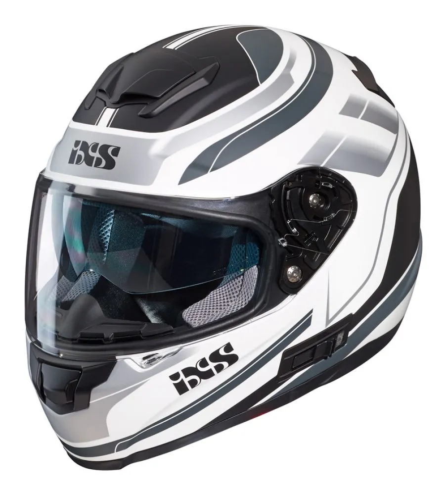 Integralhelm IXS 215 2.0 matt-weiss grau weiss Integralhelm IXS 215 2.0 matt-weiss grau weiss