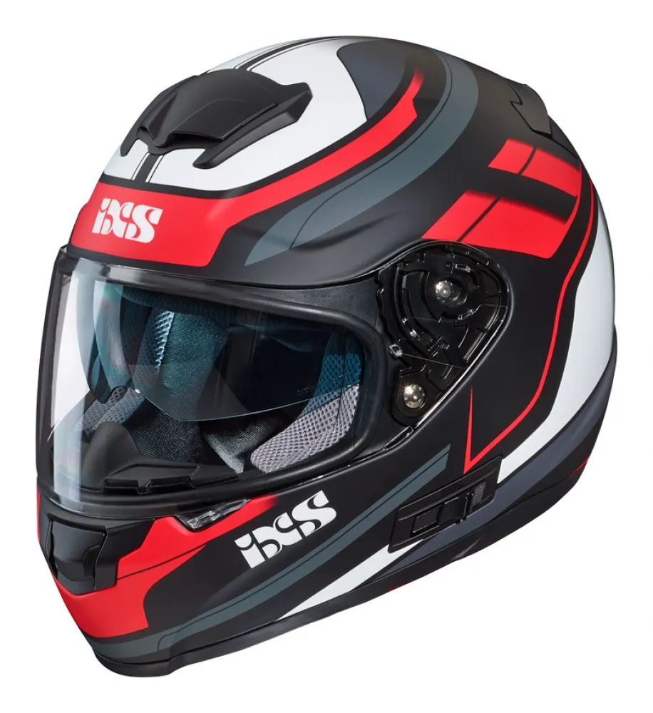 Integralhelm IXS 215 2.0 matt-schwarz rot weiss Integralhelm IXS 215 2.0 matt-schwarz rot weiss