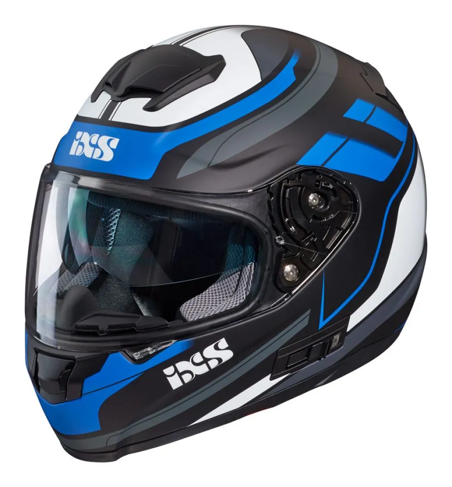 Integralhelm IXS 215 2.0 matt-schwarz blau weiss Integralhelm IXS 215 2.0 matt-schwarz blau weiss