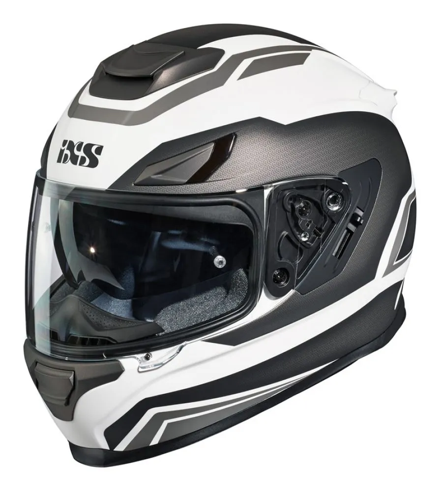 Integralhelm IXS 315 2.0 matt-weiss anthrazit grau Integralhelm IXS 315 2.0 matt-weiss anthrazit grau