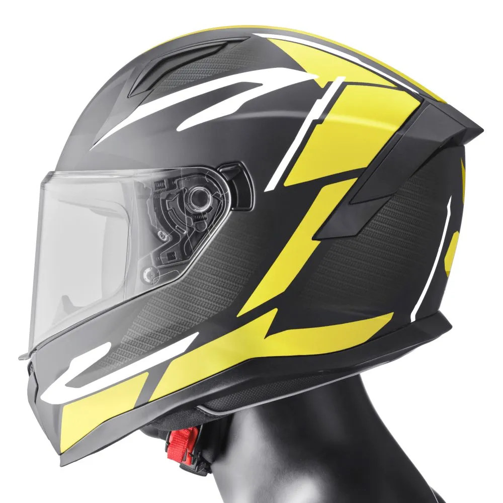 Integralhelm Velox Graphic gms matt schwarz-gelb-grau Integralhelm Velox Graphic gms matt schwarz-gelb-grau