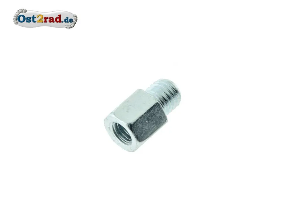 Adapterschraube Vebindungsmuffe M8 auf M10 Adapterschraube Vebindungsmuffe M8 auf M10