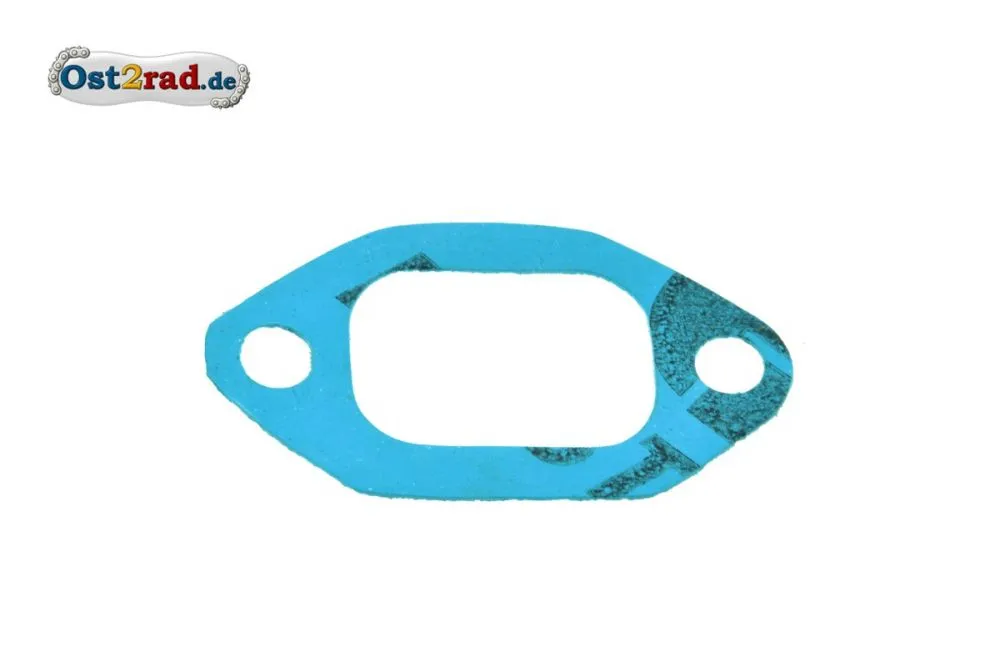 Ansaugdichtung am Zylinder Jawa Mustang Plastasit blau Ansaugdichtung am Zylinder Jawa Mustang Plastasit blau