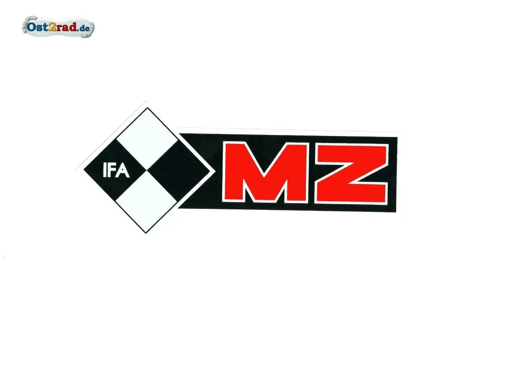 Sticker MZ IFA on the left Sticker MZ IFA on the left