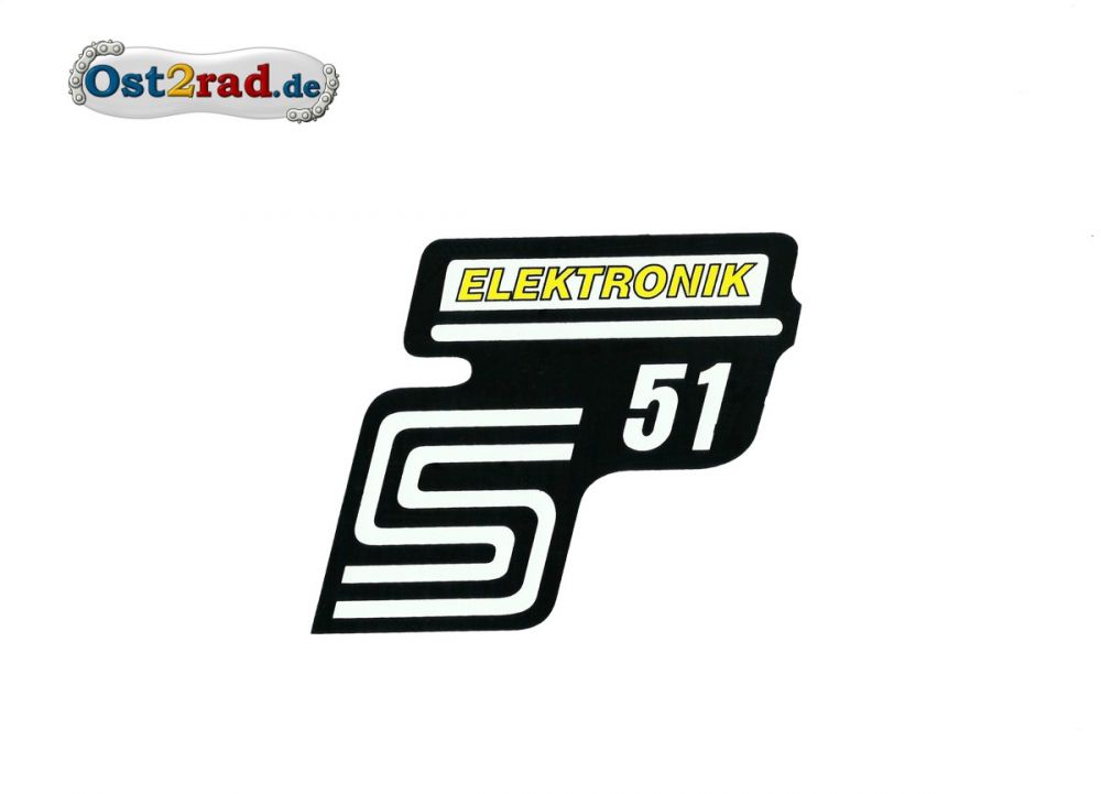 Sticker for page lid S51 "Elektronik" yellow Sticker for page lid S51 "Elektronik" yellow