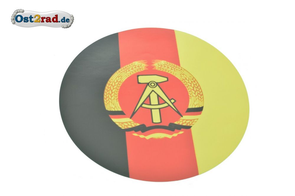 Aufkleber Staatswappen DDR groß 19,5cm Aufkleber Staatswappen DDR groß 19,5cm