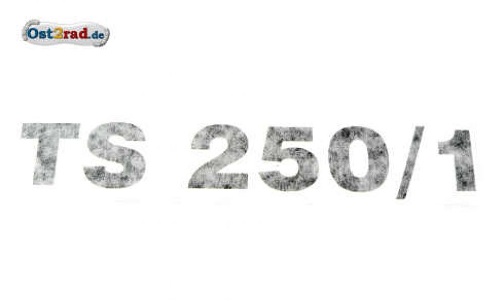 Sticker MZ TS250/1 black
